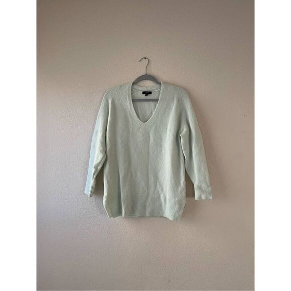 J crew oversized wool and alpaca v neck sweater xxs - Picture 1 of 8